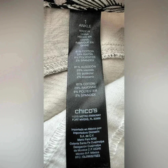 Chico’s | SO slimming girlfriend ankle pant. Size: 8/Chicos 1. - Picture 8 of 16